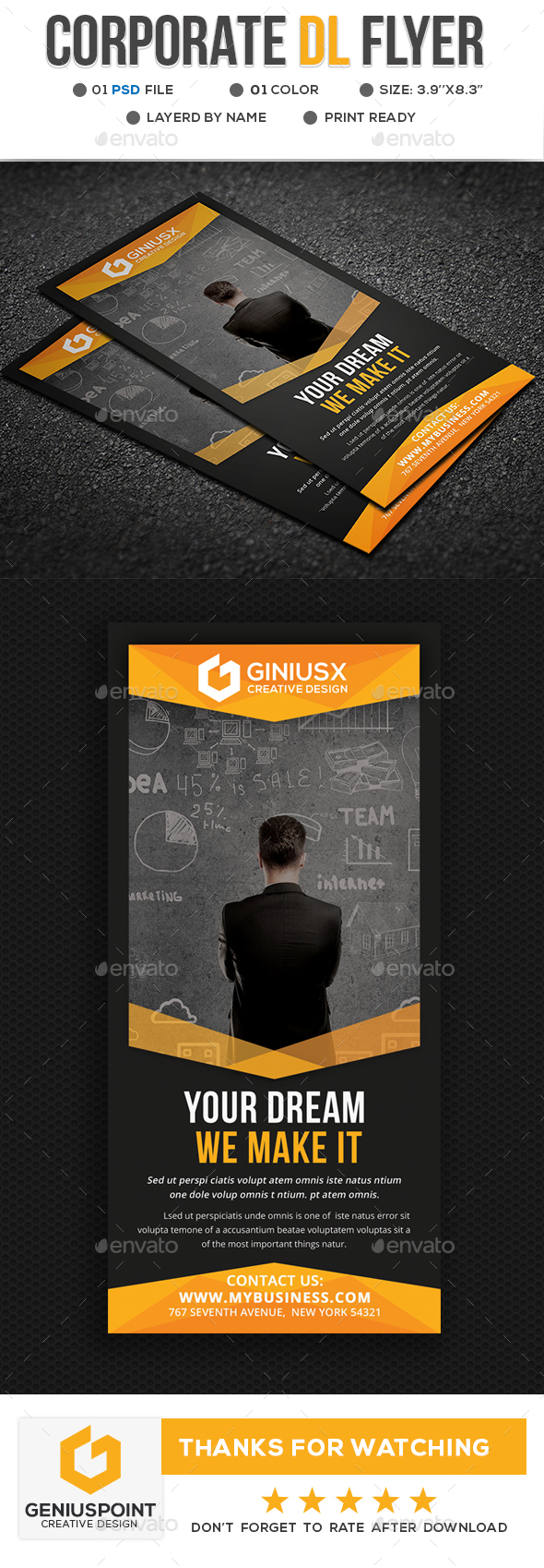 Corporate DL Flyer - Corporate Flyers