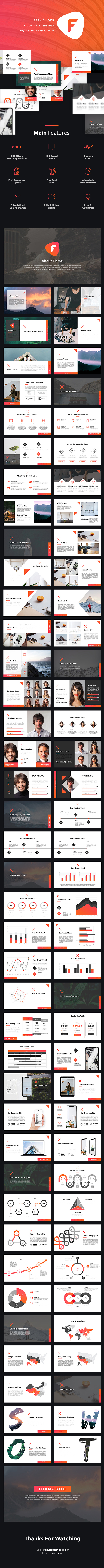 Flame - Creative Keynote Template - Creative Keynote Templates
