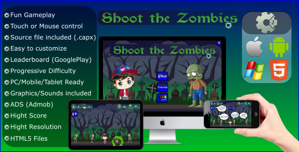 Shoot The Zombies - CodeCanyon 21321072