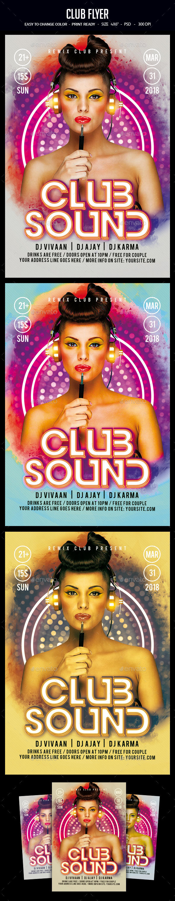 Club Flyer - Clubs & Parties Events