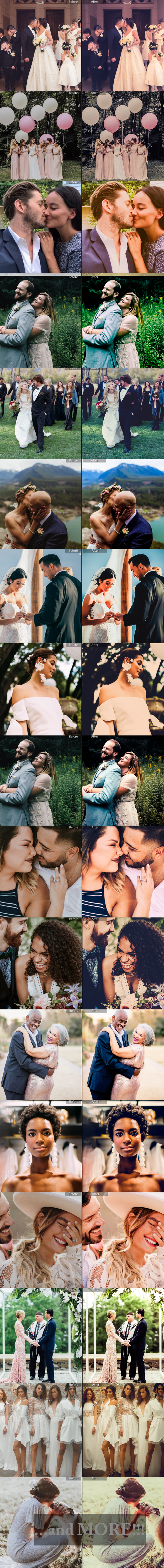 27 AR Bridal Presets - Wedding Lightroom Presets