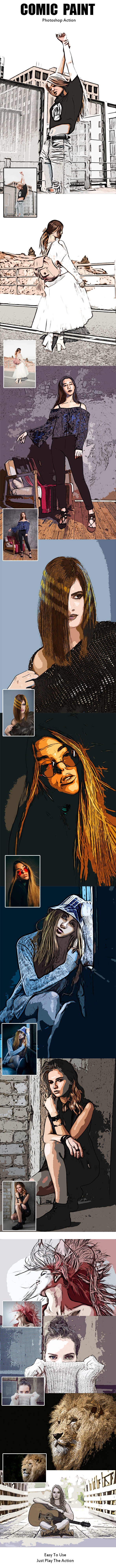 Comic Paint - Photoshop Add-ons