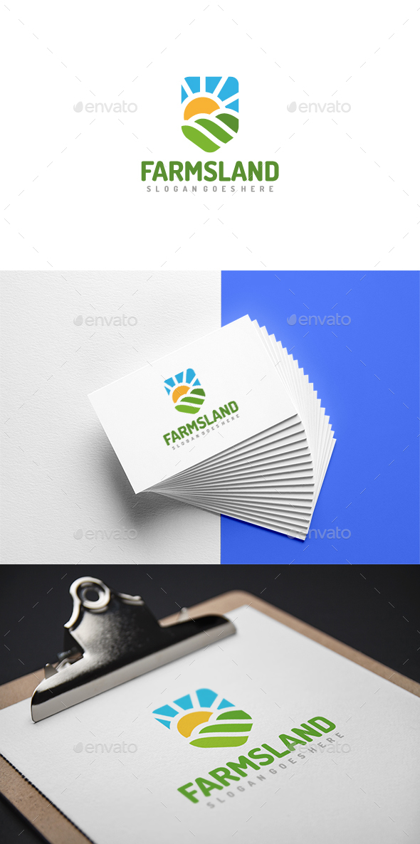 Farm Land Logo - Nature Logo Templates