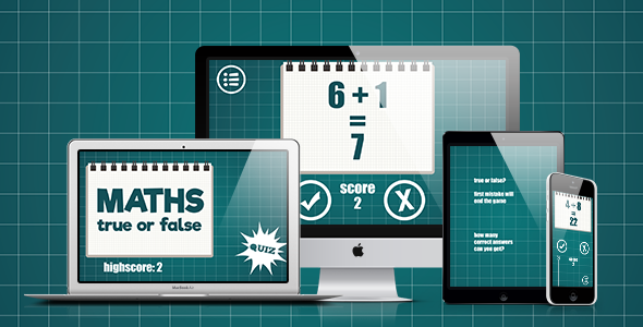 Math Game: True - CodeCanyon 21326588