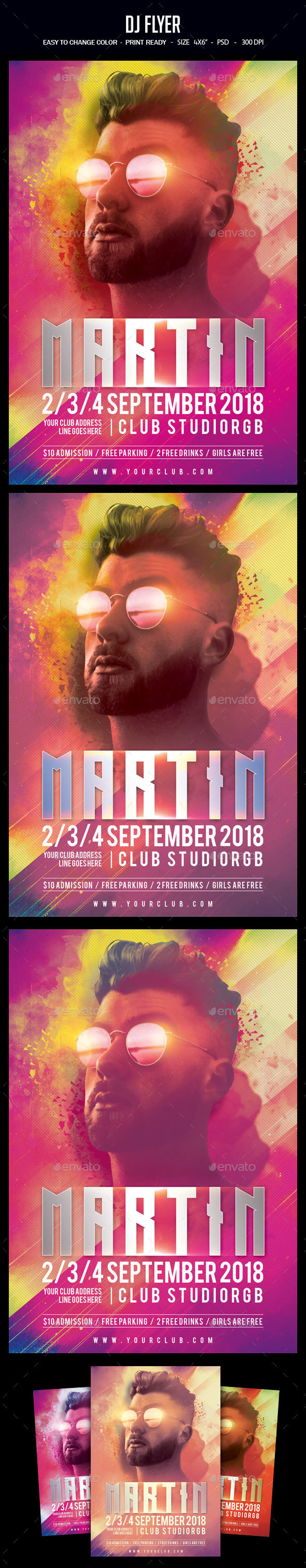 Dj Flyer - Clubs & Parties Events