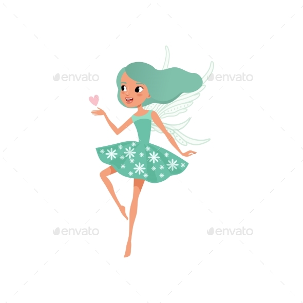 Cartoon Fairy Character. - People Characters