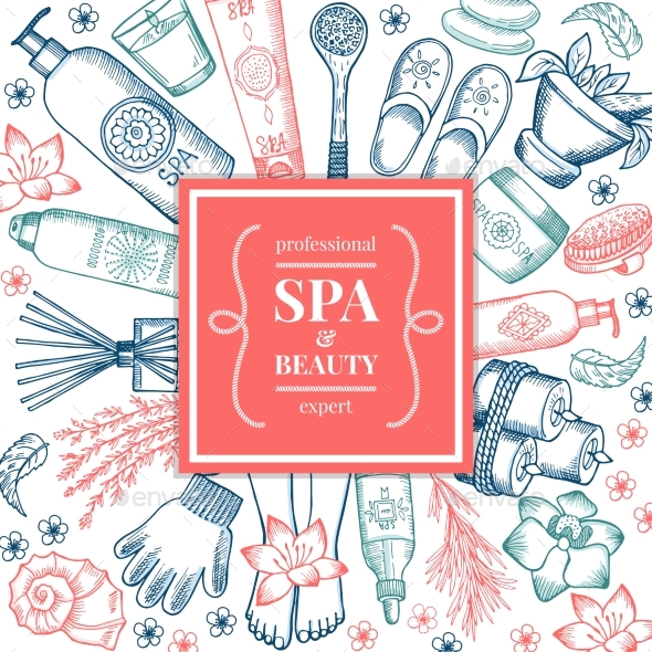 Spa Salon Background Pictures. Different Natural - Miscellaneous Vectors