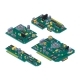 Different Computer Boards with Semiconductors
