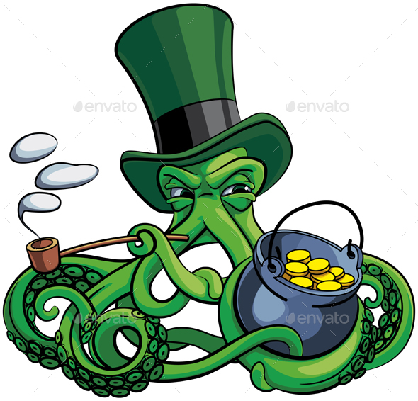 Octopus the Suspicious Leprechaun - Monsters Characters