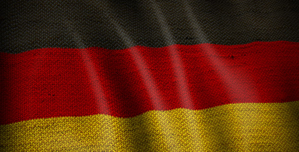 Burlap German Flag