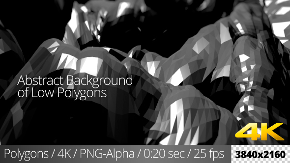 Abstract Background of Low Polygons