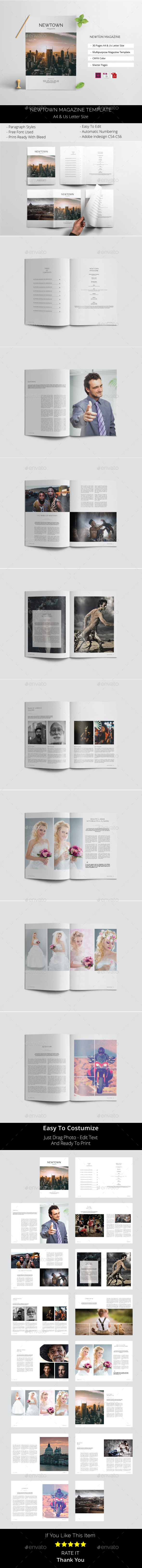Newtown Magazine - Magazines Print Templates
