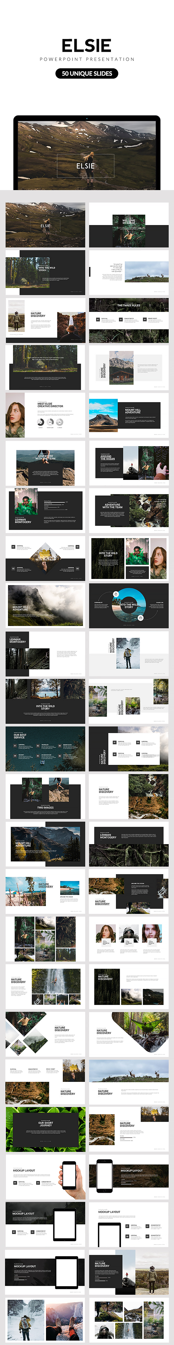 Elsie Powerpoint Presentation - Creative PowerPoint Templates