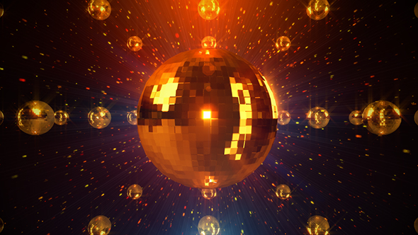 Golden Disco Ball alt