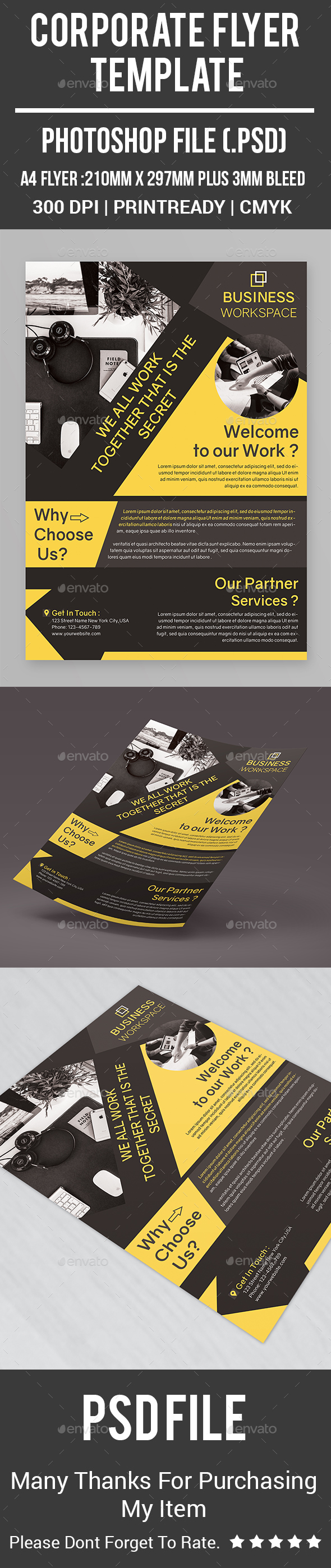 Corporate Flyer Template - Corporate Flyers