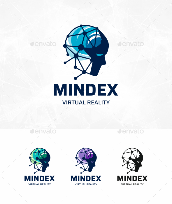 Face Tech Logo - Humans Logo Templates