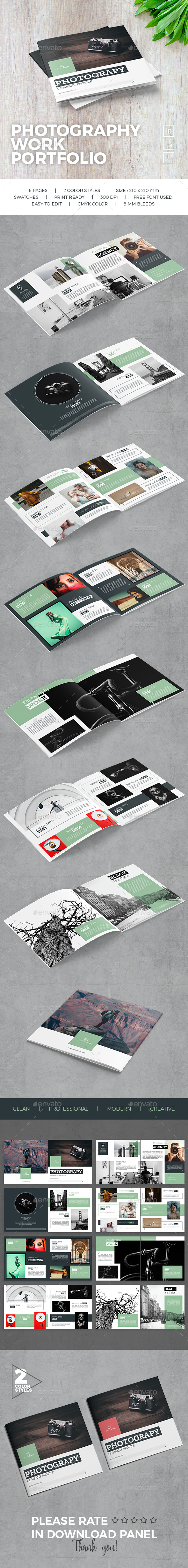 Photography Work Portfolio - Portfolio Brochures
