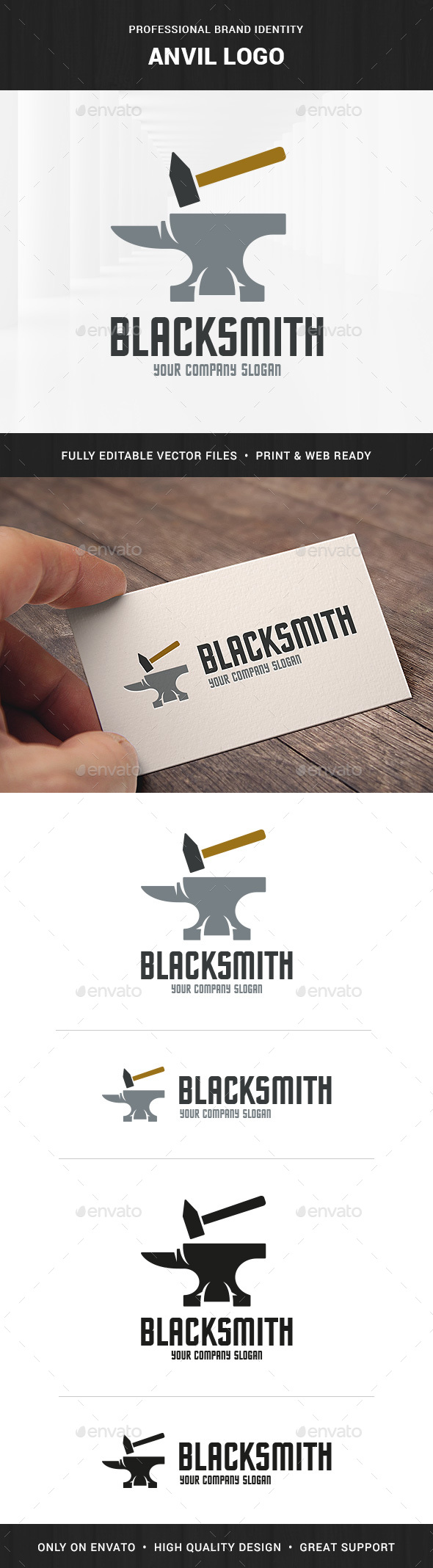 Anvil Logo Template - Objects Logo Templates