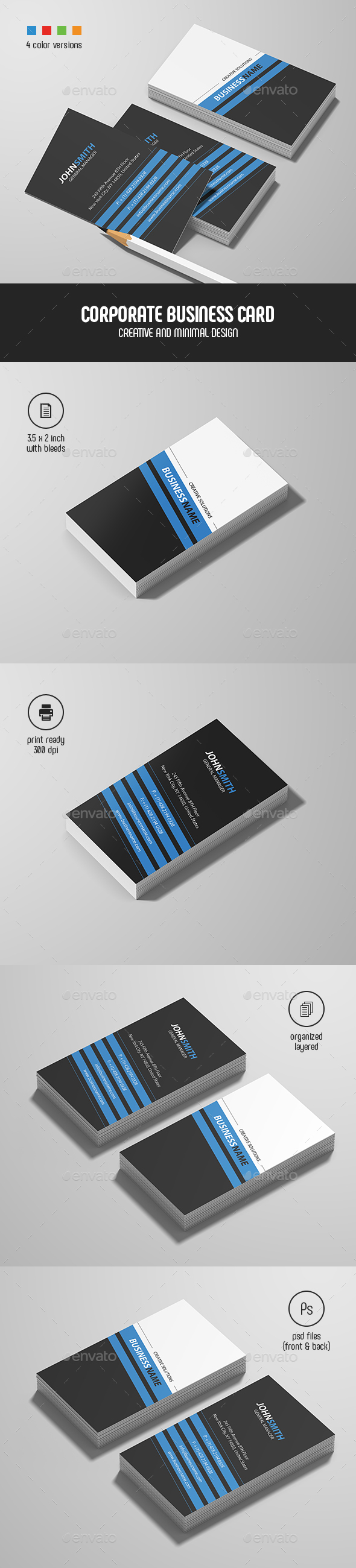 Corporate Business Card - Corporate Business Cards