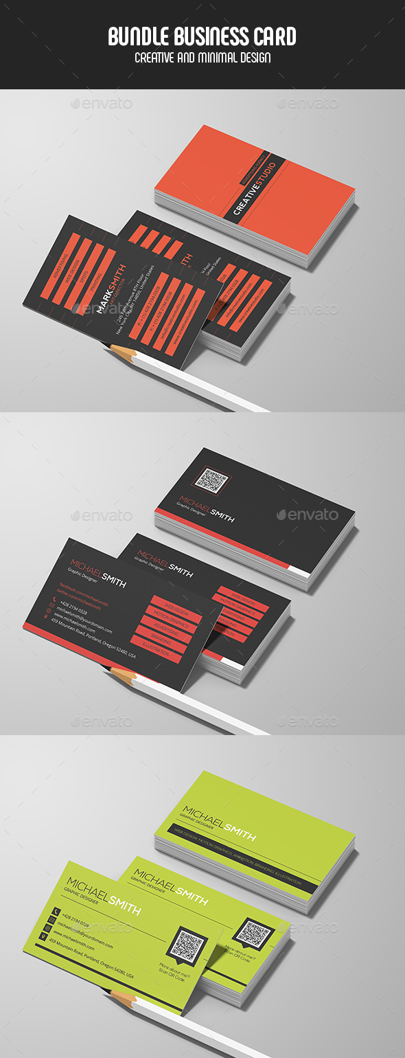 Business Cards - Bundle - Creative Business Cards