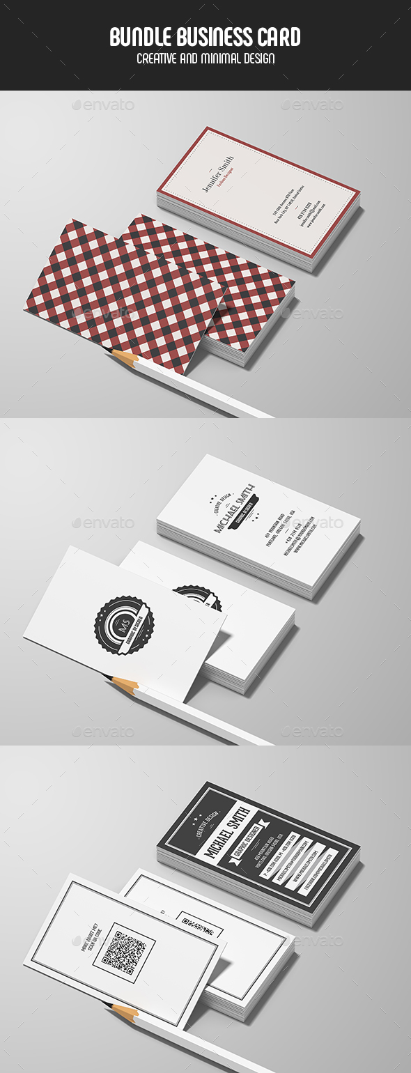 Business Cards - Bundle - Retro/Vintage Business Cards