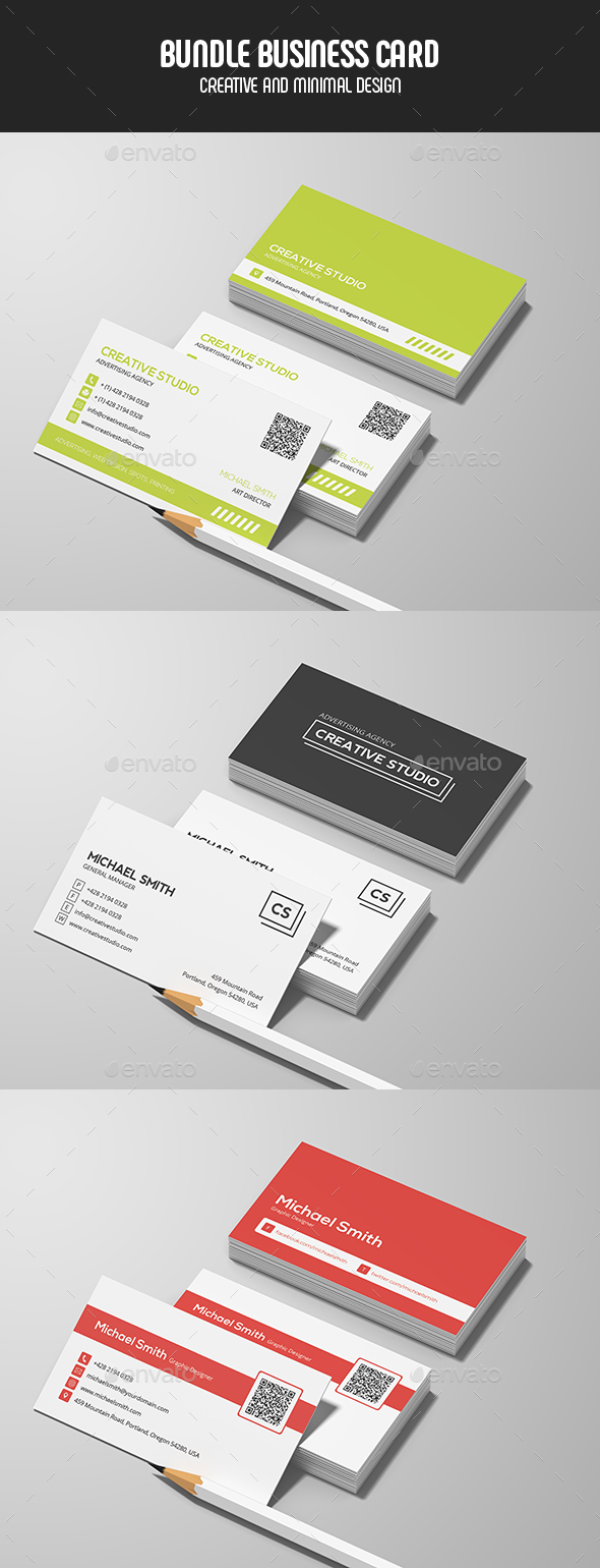 Business Cards - Bundle - Creative Business Cards