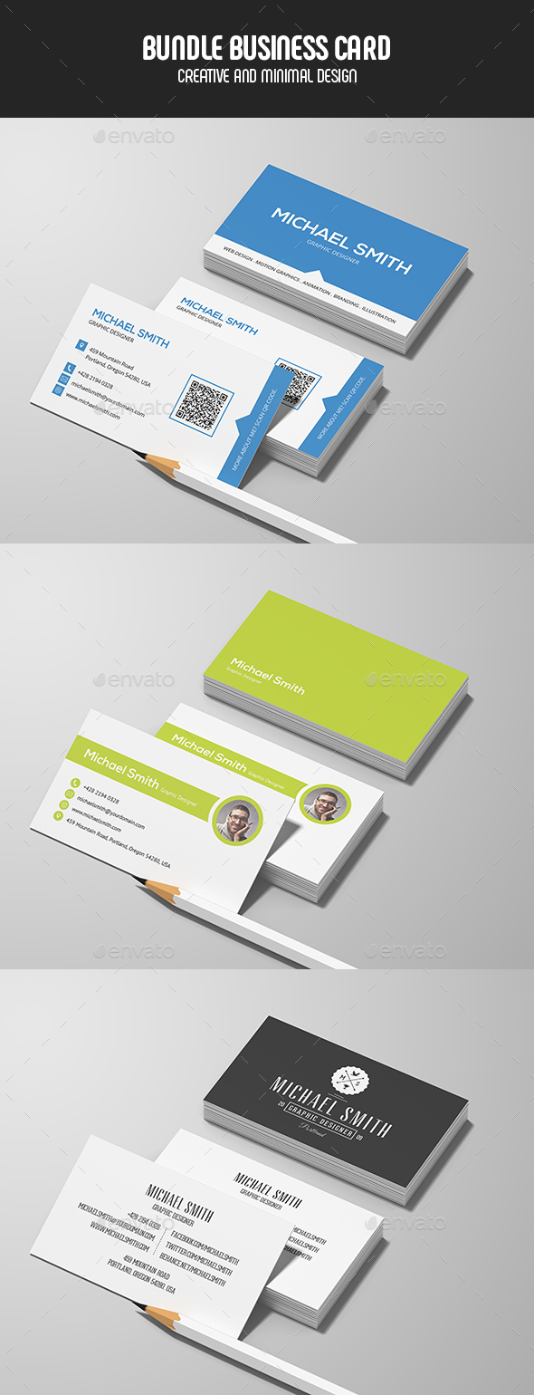 Business Cards - Bundle - Business Cards Print Templates