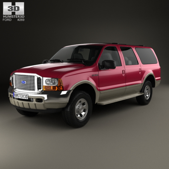 Ford Excursion 1999 - 3DOcean Item for Sale