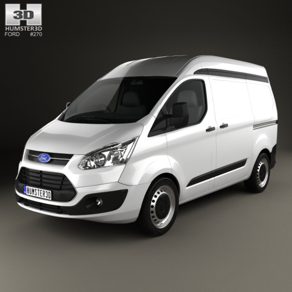 Ford Transit Custom Panel Van L1H2 2012 - 3DOcean Item for Sale
