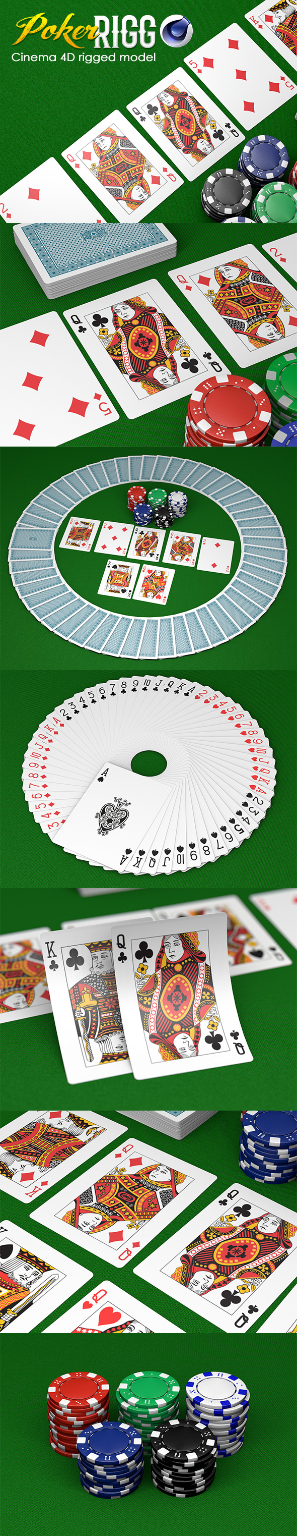 Poker Rigg C4D - 3Docean 21332688