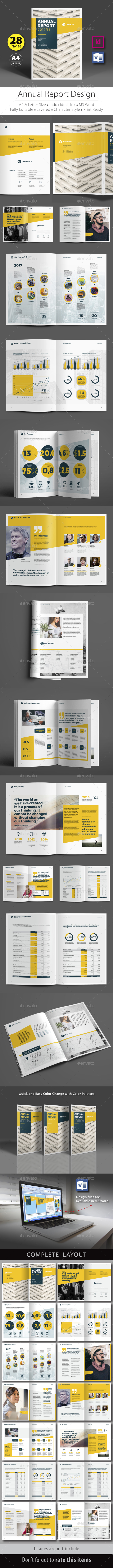 Annual Report Design Template V.7 - Corporate Brochures