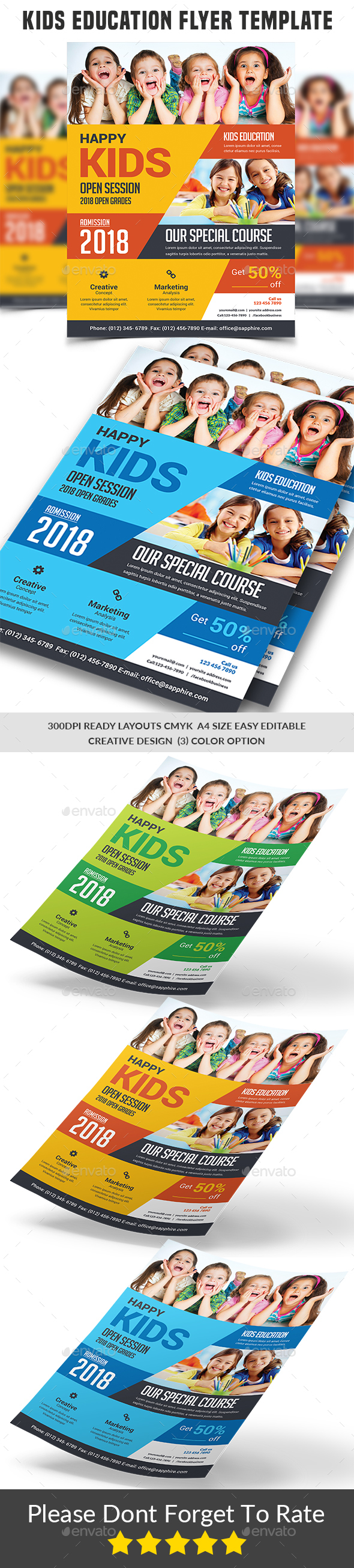 Kids Education Flyer template - Corporate Flyers
