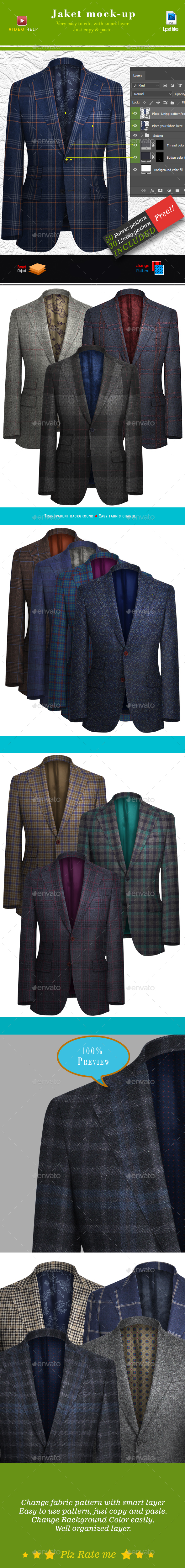 Jacket Mockup - Apparel Product Mock-Ups