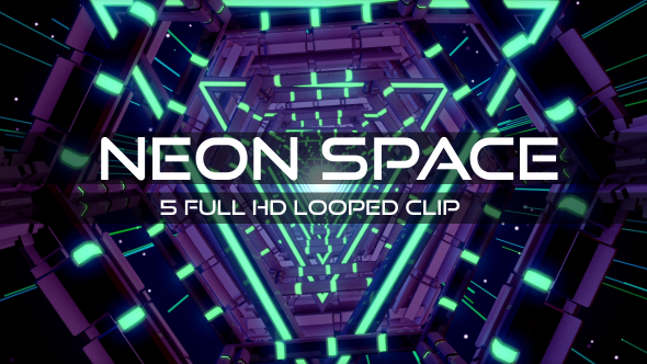Neon Space VJ Loop