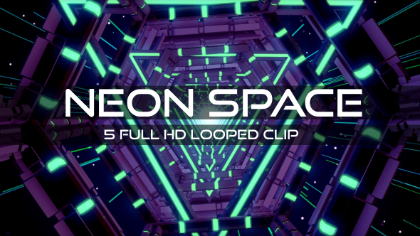Neon Space VJ Loop alt