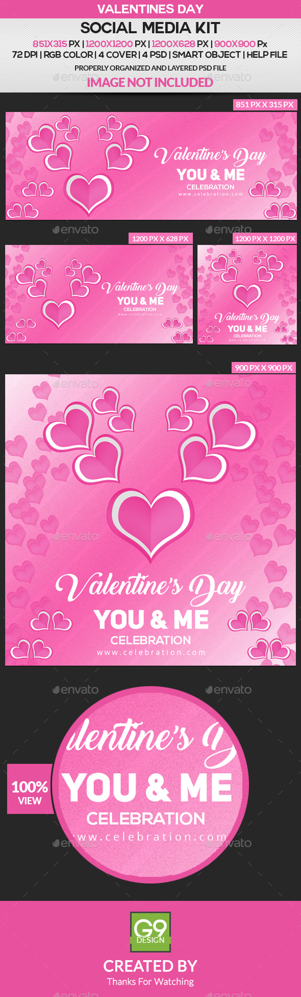 Valentines Day Social Media Kit - Miscellaneous Social Media