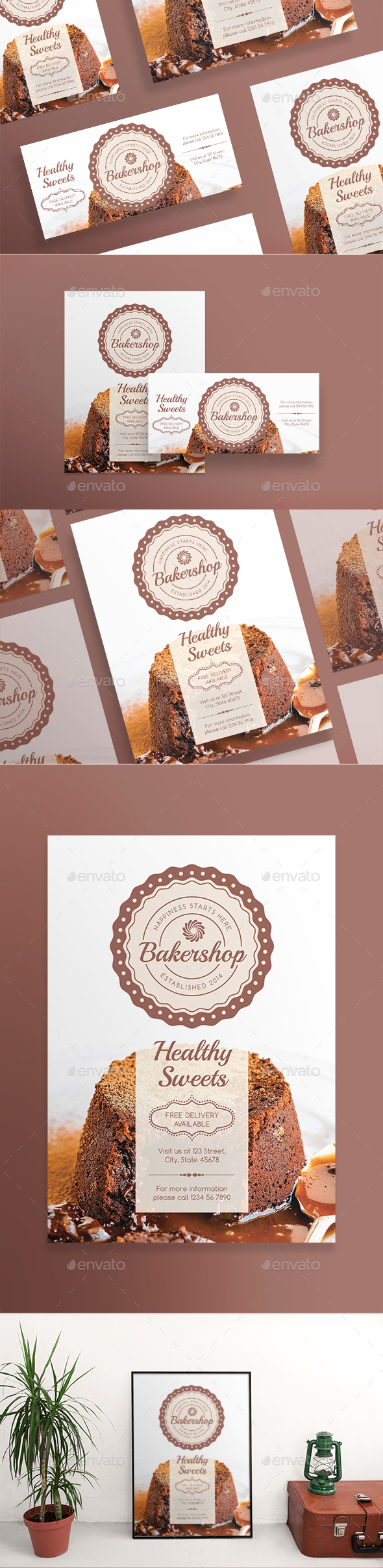 Baker Shop Flyers - Restaurant Flyers