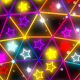 Flashing Neon Colorful Stars Flashing Neon Colorful Stars - VideoHive Item for Sale