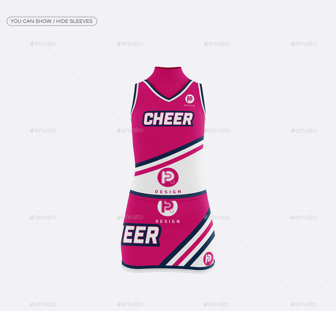 Download Cheerleader Costume Mock-Up (Front & Back views) by ...