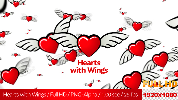 Hearts with Wings