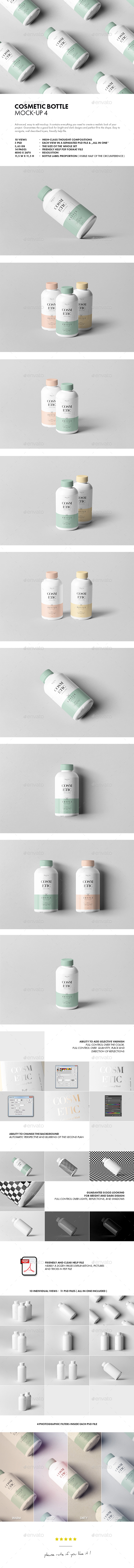 Cosmetic Bottle Mock-up 4 - Beauty Packaging