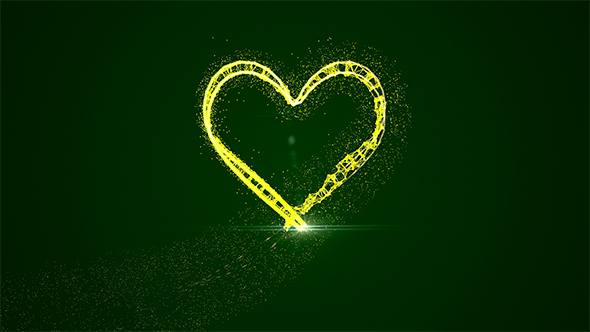 Beautiful Plexus Gold Heart For Valentine's Day