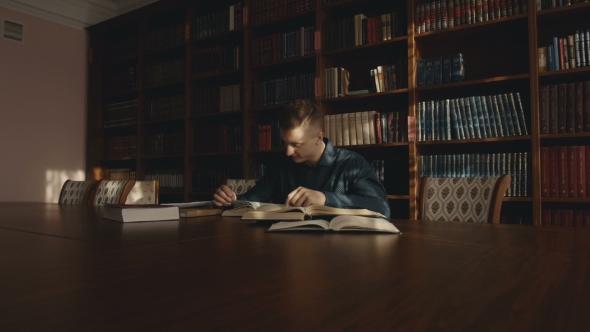The Guy Flips Through the Book