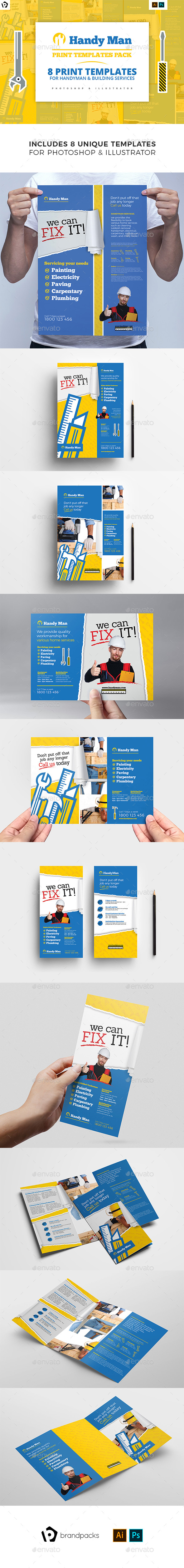 Handyman Templates Bundle - Commerce Flyers