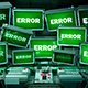 Screens With "ERROR" Signal - VideoHive Item for Sale