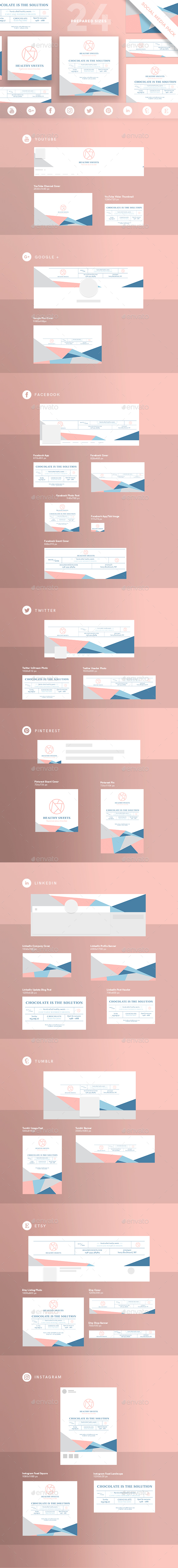 Sweets Social Media Pack - Miscellaneous Social Media