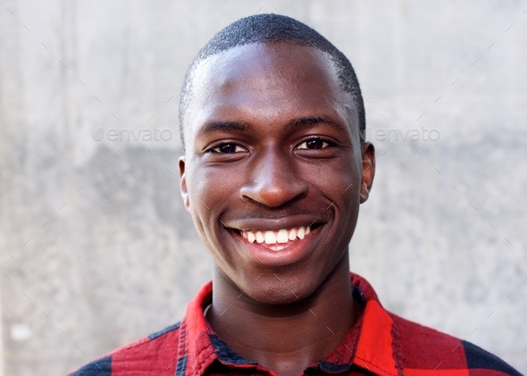 Photo Face of happy smiling African man Image #1952424