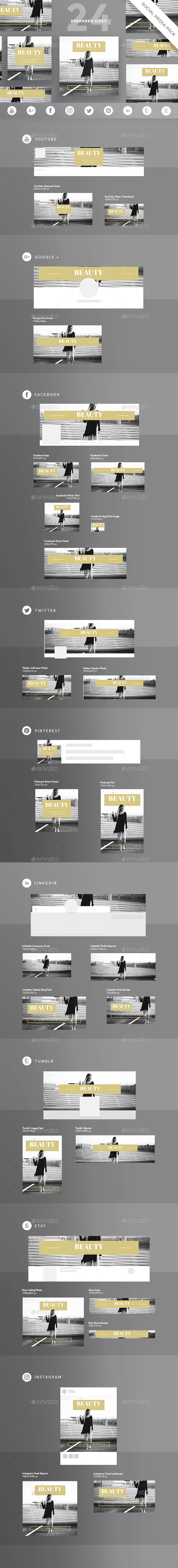 Beauty Festival Social Media Pack - Miscellaneous Social Media