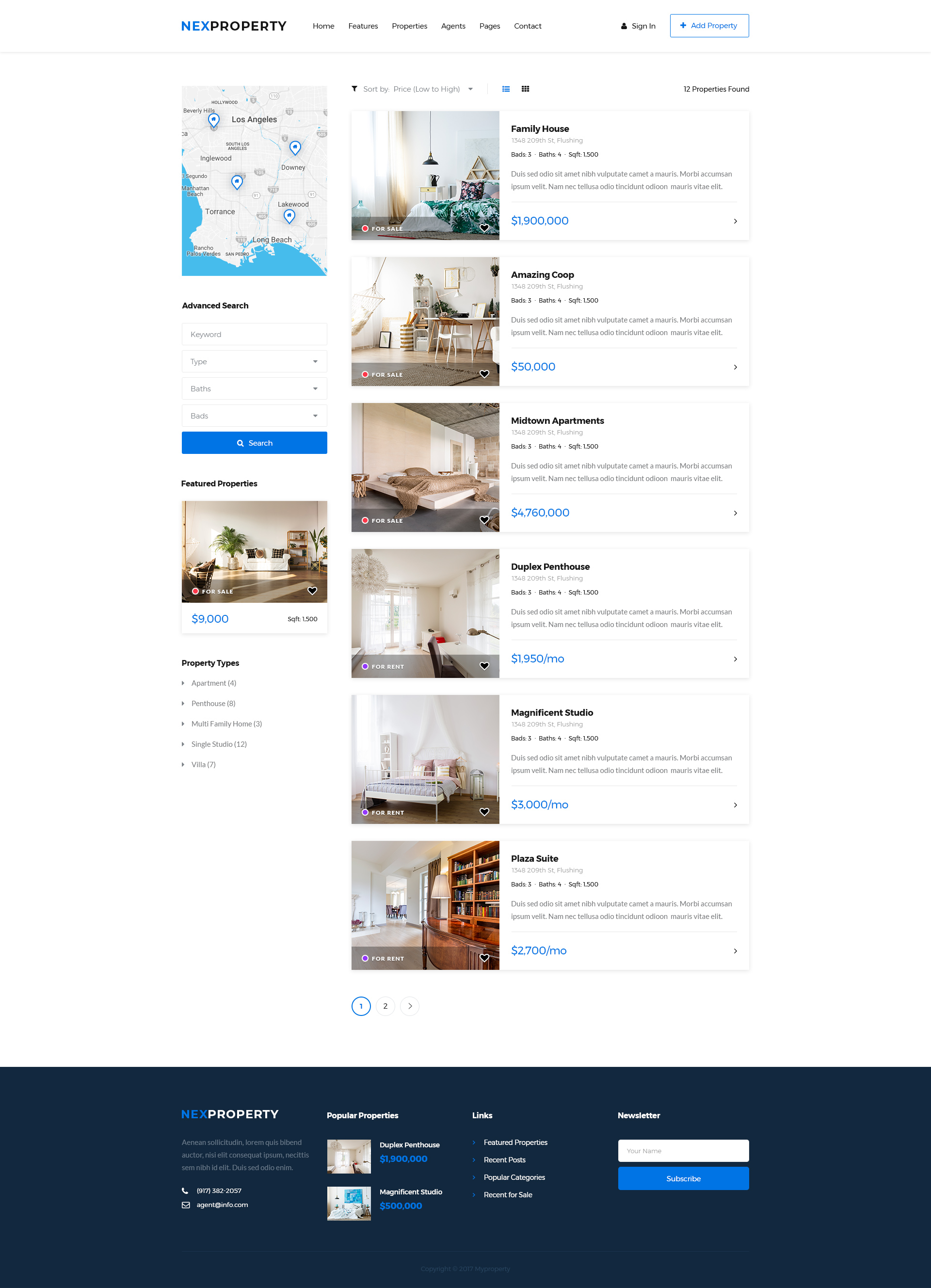 Real Estate Agency - neXproperty by listingthemes | ThemeForest