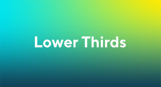 Lower Thirds